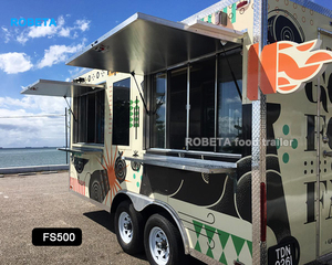 Quiosco de helado con diseño de carrito de comida móvil, tienda de diseño, remolque, quiosco pequeño extraíble para la venta - Product Image 1