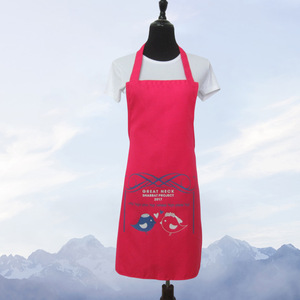 Teijin Sleeveless <b>Apron</b> One Size Red <b>Waterproof</b> Oil Proof Custom Pattern 72x68cm - Product Image 1