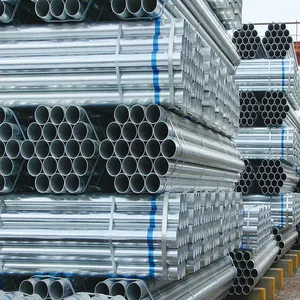 China Steel Pipe Factory Produces Galvanized Steel Pipes Tube With Fast Delivery And Good Price