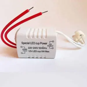 LED elektronischer Hoch leistungs transformator 220 bis 12V Lampen becher MR16 3w 5W LED-Treibers trom versorgung gewidmet, Scheinwerfer
