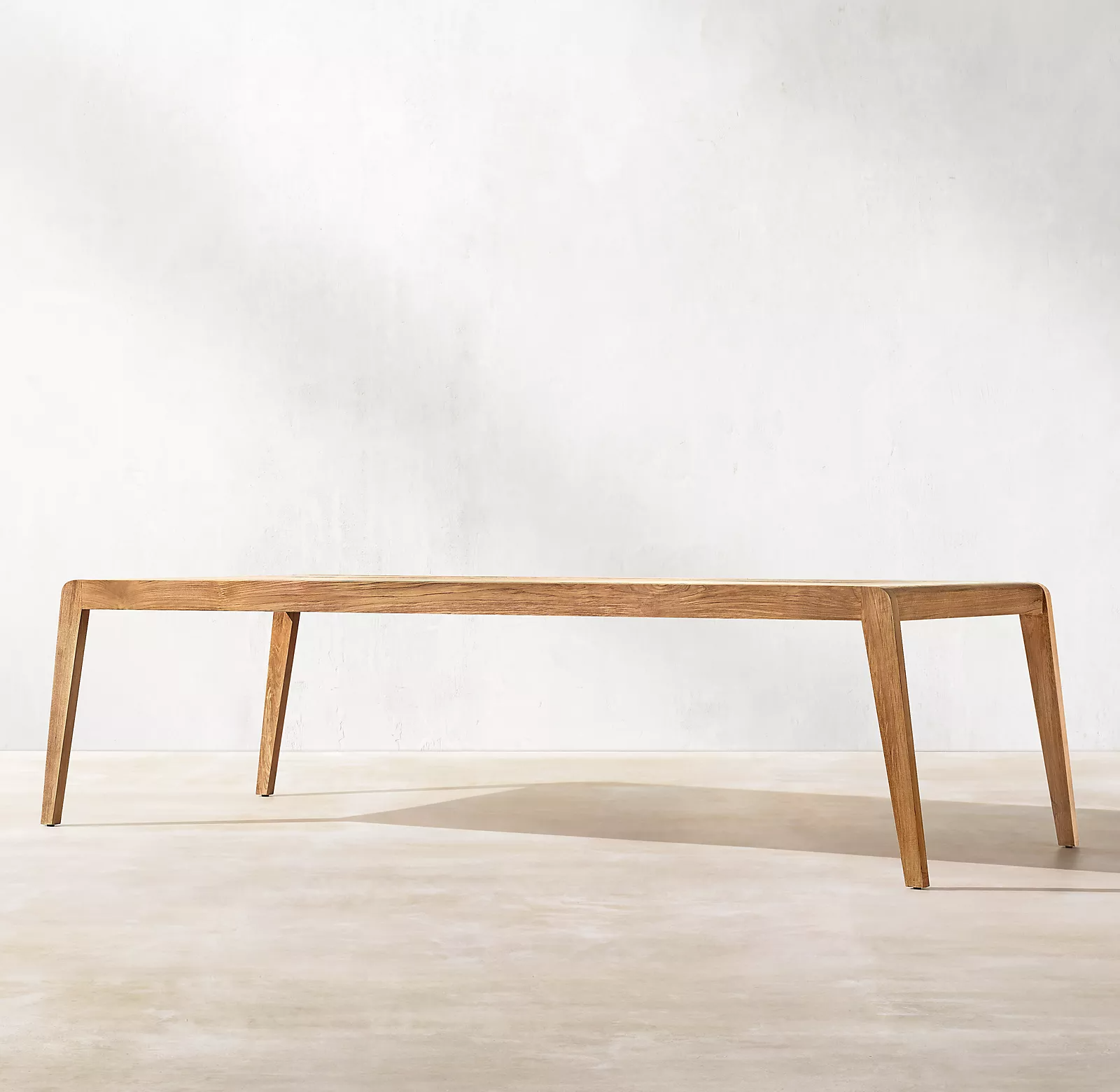 hardwood outdoor dining table