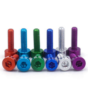 Écrou de sécurité en alliage d'aluminium métrique M22.5345 avec anneau en nylon, tête hexagonale, filetage fin, couleurs personnalisées - Product Image 5