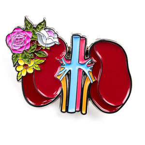 Broches de Metal Esmaltados al por Mayor, Broches Personalizados con Forma de Corazón, Cerebro, Pulmón, Útero, Costilla, Pecho, Insignias de Solapa, Regalo Promocional - Product Image 4