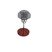 Mini jeu de basket-ball en acrylique pour table - Cadeau créatif pour collègues, amis, anniversaires - Design pop-up amusant 10x7,5cm