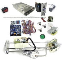 Kit DIY Machine à griffes 53CM avec écran LCD, alimentation 110/220V, LED, fonctionnement à pièces, version anglaise, zéro latence, 1-2 joueurs