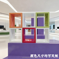 Vitrine de présentation double face pour merchandising visuel – Idéale pour salons de beauté, supermarchés, magasins de détail, cosmétiques et chaussures