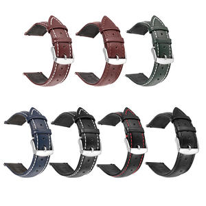 Bracelets de montre en cuir Horween Shell <span class=keywords><strong>Cordovan</strong></span> vintage personnalisés OEM/ODM Lionorm, 20 mm 22 mm, à dégagement rapide, bracelets de remplacement - Product Image 4