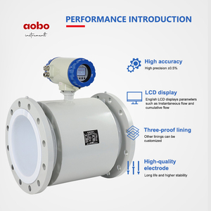 Badger Aft Acid Liquid Corrosion <span class=keywords><strong>Flow</strong></span> Meter 4 pulgadas 400 pulgadas 420MPa Salida Medidor de flujo electromagnético Sensor Medidor de flujo de lodo - Product Image 3