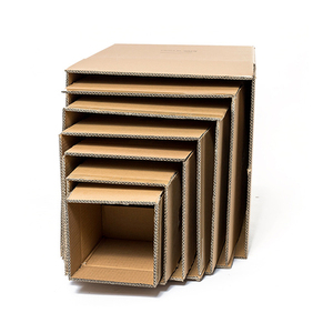 Custom Logo Printed Brown Craft Boxes Packaging Cajas Kraft Paper Box Shipping