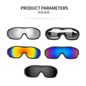 Lunettes de sport à monture intégrale, verres miroir, anti-UV, coupe-vent, pour la moto, les sports de plein air et les sports motorisés - Product Image 3