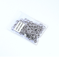 MISTER JIGGING Accessoires de pêche en acier inoxydable Matériel de pêche Jig Fishing Metal Jig Rings Split Rings