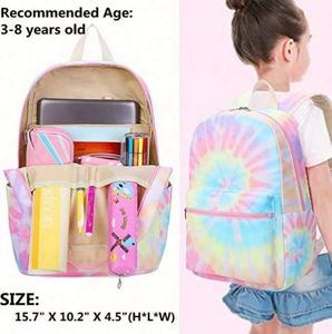 Waterproof Insulated Thermal Kids Backpack and <b>Lunch</b> Tote Bag <b>Set</b> with Custom Pattern School Use - Product Image 2