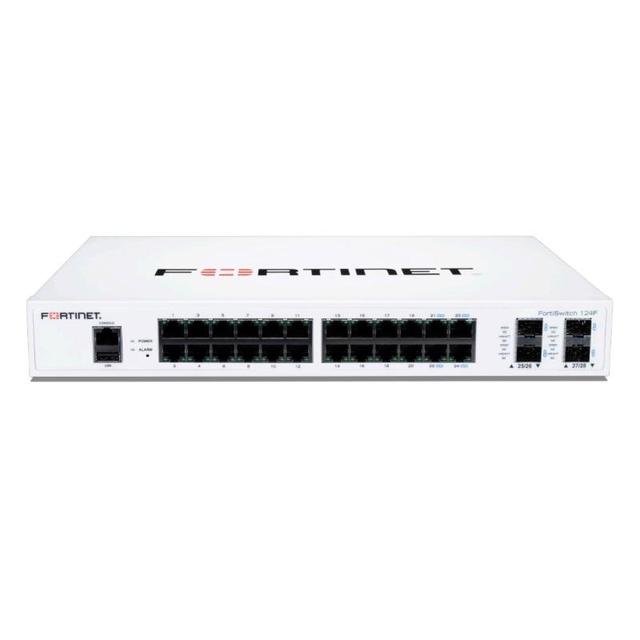 Wholesale Fortinet Fanless Switch FortiSwitch-124F FS-124F 24-Port Gigabit with SNMP Support