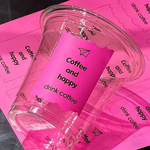 Etiquetas Adhesivas de Vinilo Personalizables con Códigos QR para Vasos de Té con Leche, Floristerías, Resistentes al Agua, al Aceite y a los Rayos UV, con Fuerte Adhesión - Product Image 2