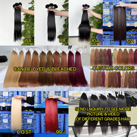 Extensions de cheveux vierges bruts vietnamiens en mèches 613, 100% cuticules alignées, cheveux humains, extensions de cheveux vierges blonds bruts, pas cher