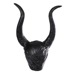 Disfraz de Halloween de Maléfica 4 en <span class=keywords><strong>1</strong></span>: Set de Cosplay con Cuernos, Capa de Plumas, Guantes y Falda de Tul para Fiesta de Brujas - Venta al por Mayor - Product Image 4