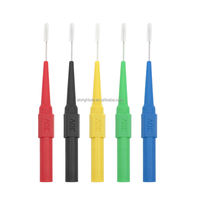 Sondes de test pour multimètre, sondes arrière avec prise banane 4 mm, pointe fine 0,7 mm, plusieurs couleurs, pour tests électriques automobiles