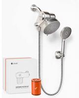 Ensemble de filtres de douche commerciaux avec douchette et pommeau de douche pluie pour traitement de l'eau dure, idéal pour la salle de sport et le spa
