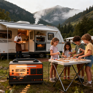 สถานีไฟฟ้าพกพาลิเธียมเทอร์นารี คลื่นไซน์บริสุทธิ์และคลื่นไซน์ปรับแต่ง  จ่ายไฟ AC 220V 65W ช่องเสียบ Type-C  รับพลังงานแสงอาทิตย์ 200W  ใช้งานได้มากกว่า 2500 รอบการใช้งาน - Product Image 6