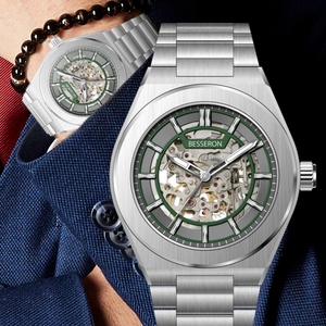 Reloj Automático de Lujo para Hombre, Resistente al Agua, con Logotipo Personalizado, Montre Homme de Lujo con Esfera de Cristal - Product Image 4