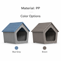 Maison pour chat d'intérieur et d'extérieur, abri pour animaux de compagnie en PP, cachette confortable avec bouton-pression pour chats, petits chiens et animaux, écologique, pliable