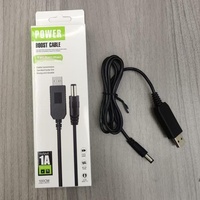 Câble d'alimentation USB de surtension 5V vers 12V, ligne de conversion de tension, interface CC 5,5 mm