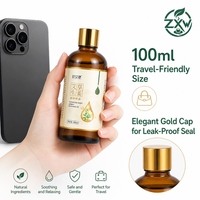 Huile Essentielle de Géranium et de Gingembre 100ml en Gros pour Massage Corporel, Grattage Gua Sha, Huile Thérapeutique de Qualité Professionnelle, Origine Nanyang