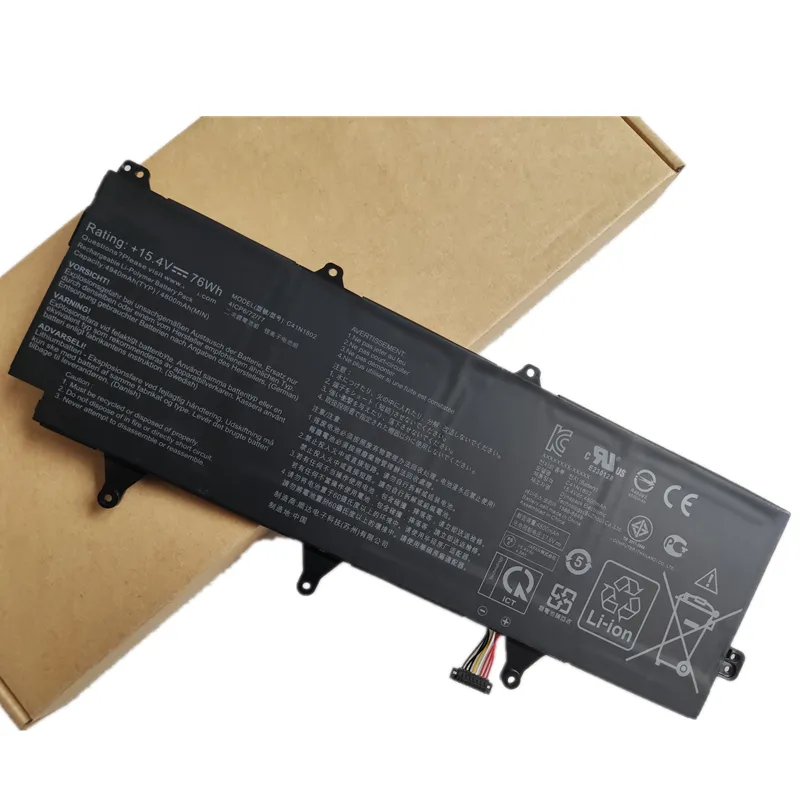 אמיתי מקורי C41N1802 מחשב נייד סוללה עבור ASUS ROG Zephyrus S 3s בתוספת GX701 GX701GW GX701GX GX701G GX701GWR GX735GW GX735GX