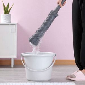 Home Office Steel Extendable Long Handled Self Wringing Twist <b>Mop</b> <b>Microfiber</b> Washable Heads for Vinyl Tile Laminate Floor - Product Image 6