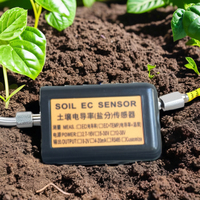 Capteur d'EC du sol MEC10 RS485 avec 3 sondes 4-20mA 3.6-30V, mesure de l'eau RS485, alimentation électronique, garantie 1 an, tension 220V