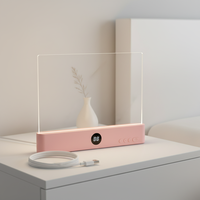 Lampe de lecture LED plate rechargeable par USB, lampe de nuit portable pour la protection des yeux, lampe d'étude pour étudiants en dortoir