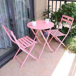 Ensemble <span class=keywords><strong>table</strong></span> et chaises de balcon <span class=keywords><strong>table</strong></span> et chaise d'extérieur pliantes imperméables en <span class=keywords><strong>fer</strong></span> forgé terrasse loisirs <span class=keywords><strong>table</strong></span> et chaise de cour - Product Image 2