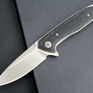 มีดพับสแตนเลส G10 ใบมีด D2 มีดพกพาสำหรับเอาตัวรอดยอดนิยมสำหรับการตั้งแคมป์กลางแจ้ง ปรับแต่งได้ตามต้องการ ออกแบบ OEM คุณภาพ DIY - Product Image 4