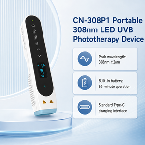 Lámpara UVB LED de 308nm Portátil y Compacta CN-308P1 con Área de Irradiación de 2.5cm2 para el Cuidado del <span class=keywords><strong>Eczema</strong></span>, la Psoriasis y el Vitiligo - Product Image 6