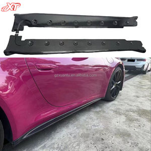 Alerón de Fibra de Carbono Seca Estilo GT3 para <span class=keywords><strong>Porsche</strong></span> <span class=keywords><strong>Carrera</strong></span> <span class=keywords><strong>911</strong></span> 992, Faldones Laterales, Kit de Carrocería - Product Image 2