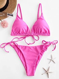 Women Triangle <strong>Bikini</strong> Floral <strong>String</strong> <strong>Bikini</strong> Set Two Piece Swimsuit Bathing Suits Sexy Halter <strong>String</strong> Triangle <strong>Bikini</strong> - Product Image 3