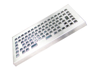IP65 Desktop Rugged Stainless Steel Metal Keyboard With Function Keys Stainless Steel Keyboard With Function Keys Stainless Stee - Product Image 1