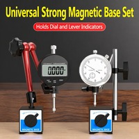 Dudukan Magnetik Artikulasi Universal untuk Dial Indicator 3D Artikulasi 350-400mm Penyangga Penyesuaian Presisi