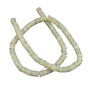 <span class=keywords><strong>Perles</strong></span> <span class=keywords><strong>heishi</strong></span> <span class=keywords><strong>naturelles</strong></span>, coque de serpillière blanche, en forme de disque, mère de perle <span class=keywords><strong>Heishi</strong></span>, SP4135 - Product Image 1