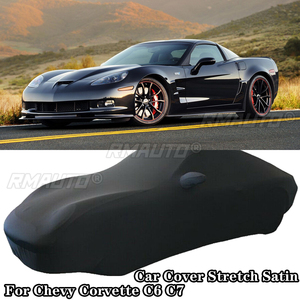 Funda para Auto Chevy Corvette C6 C7, Satén Elástico, Protección Contra Rayones, Polvo y Rayos Ultravioleta, para Interiores - Product Image 1