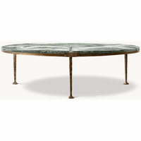 Meubles durables Table basse rectangulaire en métal conçue sur mesure