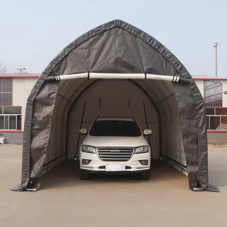 factory supplier foldable portable pvc snow temporary yard parking winter car shelter