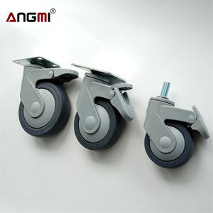 5 "Gewindes tiel Wasserdicht Korrosions schutz Nylon Kunststoff Joch halterung Medizinischer Toiletten stuhl Lenkrad für Krankenhaus - Product Image 5