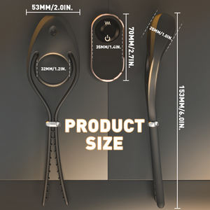 <span class=keywords><strong>S</strong></span>-Hande Afstandsbediening Vibrerende Cock Ring Heren Siliconen Oversized Verstelbaar Zwart Vertraagde Ejaculatie Cock Ring Ondergoed - Product Image 6