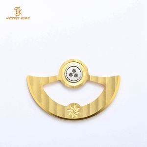Rotor de montre personnalisé Mouvement Miyota 9015 Finition de meulage en laiton Mouvement automatique de montre Marteau Conception originale Rotor de mouvement d'usine - Product Image 2