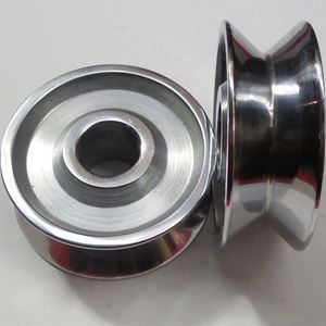 Poulie de déroulement en acier chromé pour équipement de câblage, poulie de guidage de fil - Product Image 4