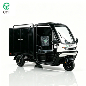 CYT Elektrisches Lastendreirad 3-Rad-Rikscha Pedicab Geschlossener Aufbau 801-1000W Motor 60V Batterie 30-50km/h Geschwindigkeit 400kg+ Nutzlast - Product Image 1