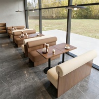 Ensembles de Chaises et Tables de Restaurant au Design Moderne et Luxueux pour Restaurants, Cafés et Fast-foods – Banquettes Durables