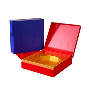 Boîte à livre magnétique à couvercle rabattable personnalisée avec doublure en carton, boîte cadeau en carton rigide estampée à chaud pour emballage cosmétique - Product Image 2