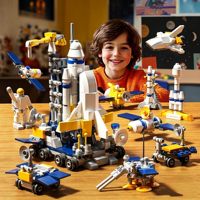 Vente en gros de blocs de construction ABS multicolores unisexes CPSIA, jouet éducatif amusant, jouets empilables avec emballage en carton